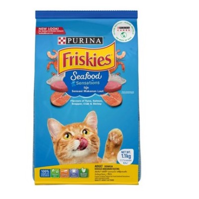 FRISKIES SEAFOOD 1.1KG CAT DRY FOOD 