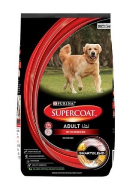 PURINA SUPERCOAT ADULT DRY CHICKEN 10KG DOG FOOD