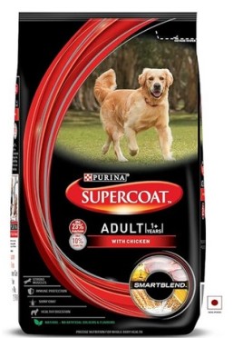 SUPERCOAT PURINA ADULT DRY DOG FOOD,3KG