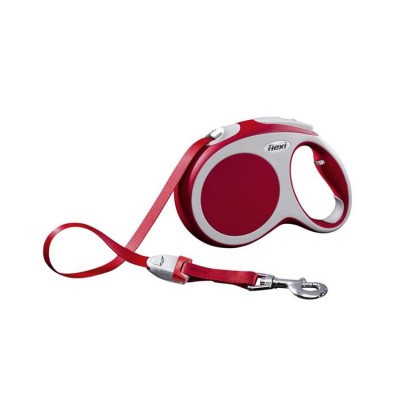 Flexi New Classic Small Tape 5 M Red Leash For Dog