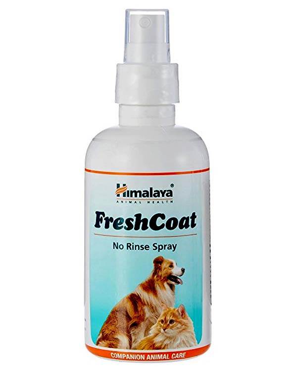 Fresh Coat Pets Spray 150 Ml, Himalaya Drugs pet product, buy in petshop  