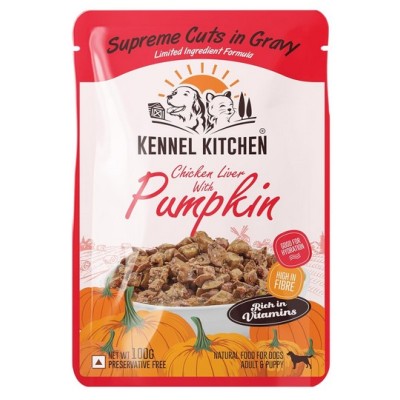  KITCHEN SUPREME CHICKEN LIVER WITH PUMPKIN 100G DOG