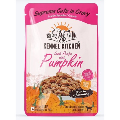 KITCHEN LAMB WITH PUMPKIN GRAVY 100GM DOG FOOD 