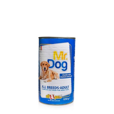 MR DOG CHUNKS WITH CHICKEN LIVER RICE DOG FOOD 415G