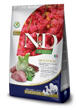 NATURAL AND DELICIOUS QUINOA DRY DIGESTION LAMB ADULT 2.5KG