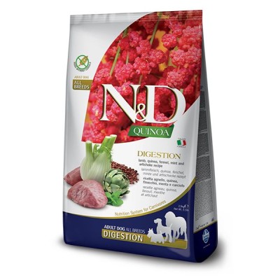 Natural And Delicious Quinoa Dry Digestion Lamb Adult 800G