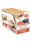 Sheba premium wet cat food fish with sasami 35 gm-pack of 12