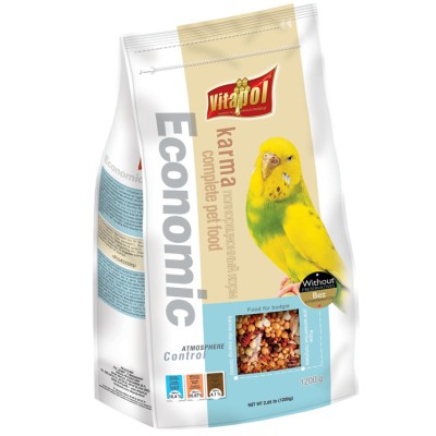 Vitapol Food For Budgie (1200 Gm) code zvp-0216