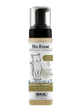 Wahl No Rinse Waterless Oatmeal Cat Shampoo 210ml
