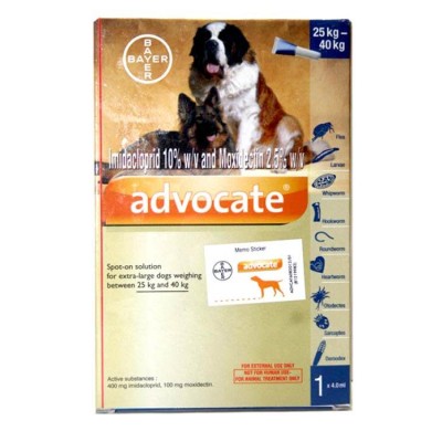 Bayer Advocate Spot-On 4.0 ml For 25-40kg