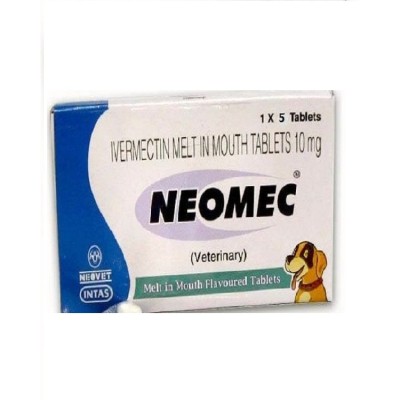 Intas Neomec 10 Mg (5-Tabs)
