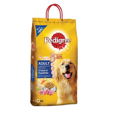 Pedigree Adult Dog Food Chicken And Vegetables -5.5kg