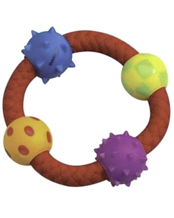 Petstages Multi Textured Chew Ring Dog Toy Petstages Multi Textured Chew Ring Dog Toy