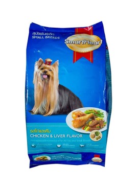 Smartheart Adult Small Breed Dog Food Chicken and Liver (3kg)